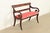 A gorgeous antique English Regency or Empire bench or settee In the manner of Baker Furniture USA, Circa Late 19th Century...
