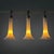 Italian Modern Chandeliers in White Opaline Glass and Metal, 1970s, Set of 3 For Sale - Image 4 of 11