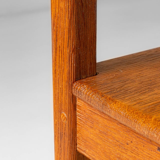 1970s French Brutalist Oak Dining Chairs In Original Patina - Set of 6 For Sale In Greensboro - Image 6 of 18