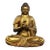 Vintage Gilt Bronze Seated Shakyamuni Buddha Statue With Meditation Mudra For Sale