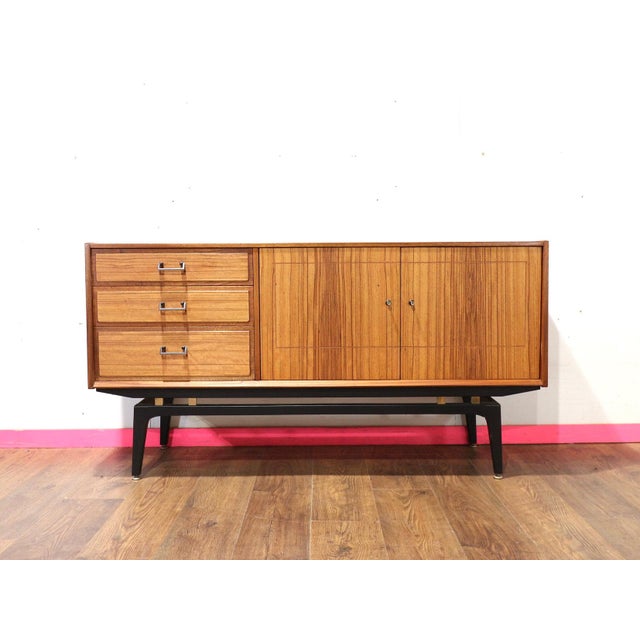 1960s Mid Century Modern VintageTeak Sideboard Credenza by Nathan For Sale - Image 11 of 15