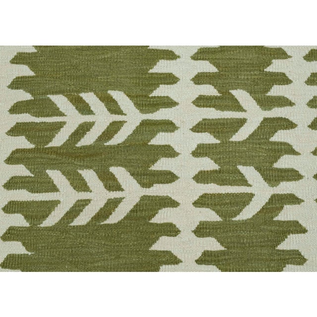 Turkish Kilim Oriental Handmade Flatweave 3' x 4'7" #18162 For Sale In Houston - Image 6 of 8