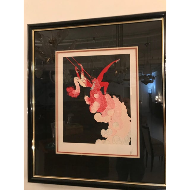 Erte ‘French, 1892-1990’ the Trapeze For Sale - Image 4 of 11