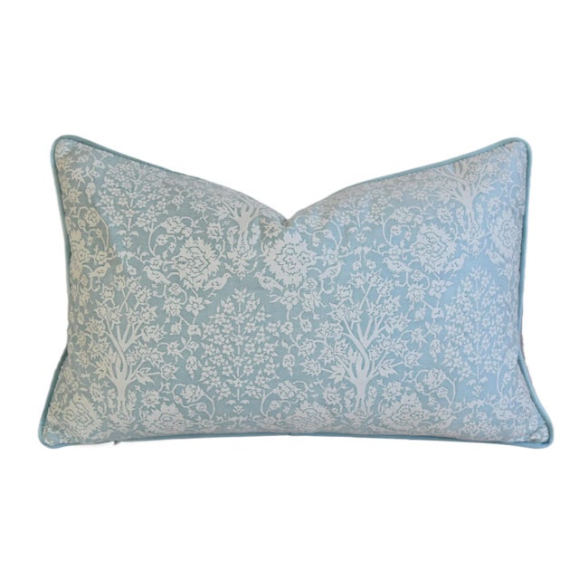 Early 21st Century Mariano Fortuny Alberelli Italian Feather/Down Pillow 26" X 17" For Sale - Image 5 of 7