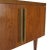Early 20th Century Mid-Century Modern Walnut 2-Door Mini Credenza For Sale - Image 5 of 9