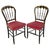 Set of Late 19th Century Napoleon III French Fabric and Painted Wood Chairs For Sale - Image 14 of 14