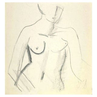 Louis Berthomme Saint-Andre, The Nude, Pencil Drawing, Mid 20th Century For Sale
