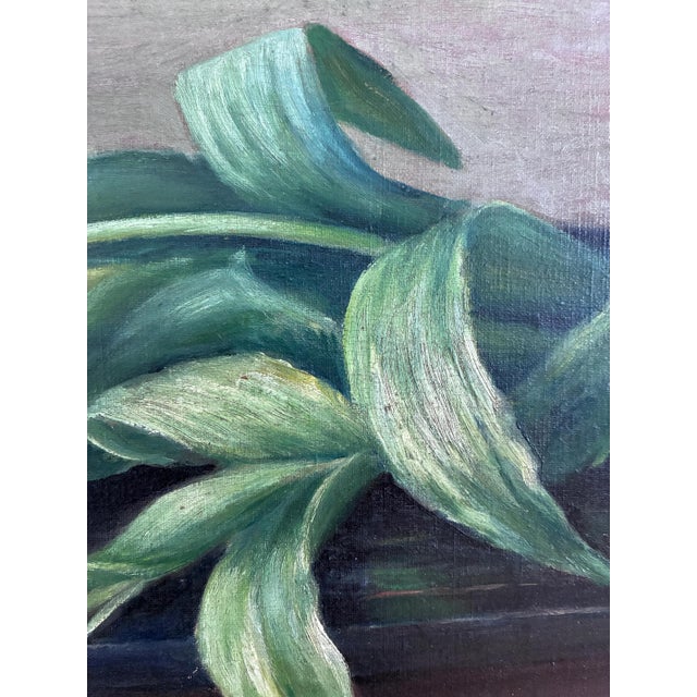 Danish Artist, Tulips Still Life, 1960s, Oil Painting on Canvas, Framed For Sale - Image 6 of 16