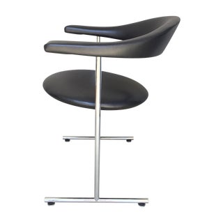 Poul Kjaerholm Style Arm Chair For Sale