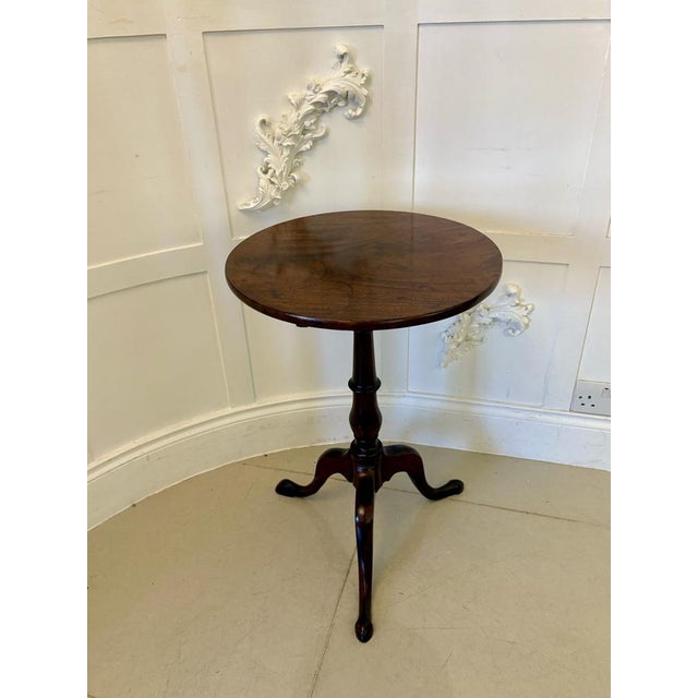 Brown Antique George III Mahogany Table, 1800 For Sale - Image 8 of 8