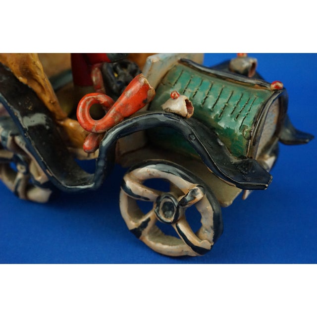 Ceramic Car by Signorelli, Rome, Italy, 1940s For Sale - Image 15 of 18