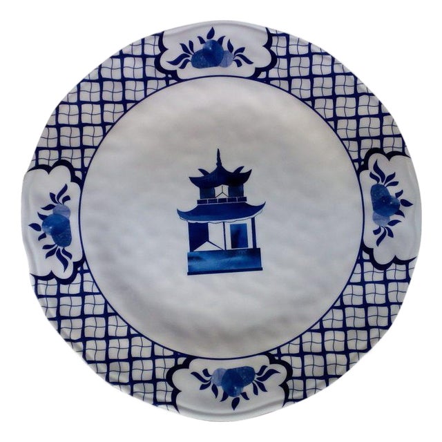 Original Pagoda Melamine Salad Plates, Set of 4 For Sale