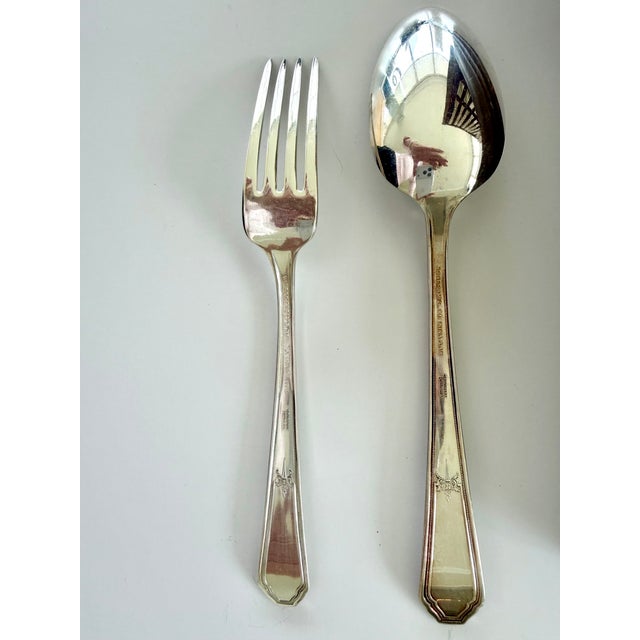1930s Silverplate Flatware Service for 8 For Sale - Image 12 of 14