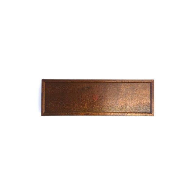 Brown Wood Jewelry or Trinket Box For Sale - Image 8 of 9