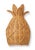Pair of Vintage Palm Beach Style Woven Rattan Pineapple Wall Sconces For Sale - Image 4 of 11