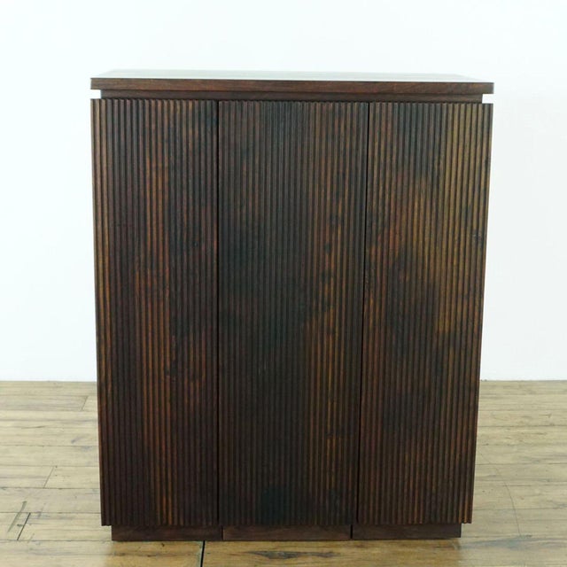 Crate Barrel Monaco Bar Cabinet Chairish