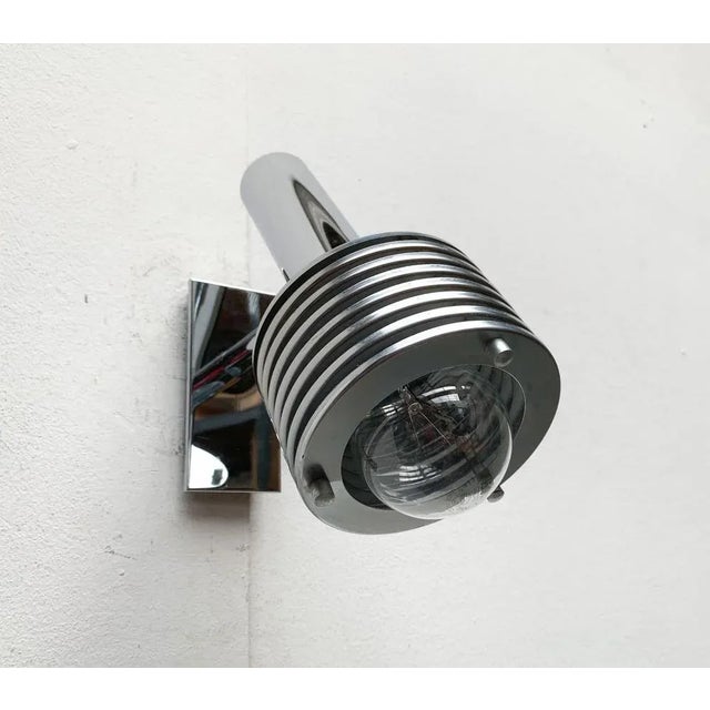 Mid-Century Modern Mid-Century Space Age Chrome Wall Lamp, 1960s For Sale - Image 3 of 18