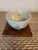 Vintage 1990’s Signed Hand Embossed Ceramic Bowl For Sale - Image 10 of 12
