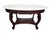Excellent condition trio of cherry lyre base side tables and matching coffee table, Italian Carrara marble topped, made by...