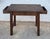 19th Century Late 19th Century Side Table Handmade Carved Oak Wood For Sale - Image 5 of 6