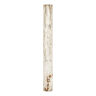 Large Roller WS Wall Lamp by United Alabaster For Sale