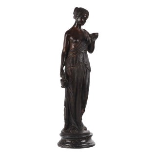 Allegory of Youth Bronze Sculpture For Sale