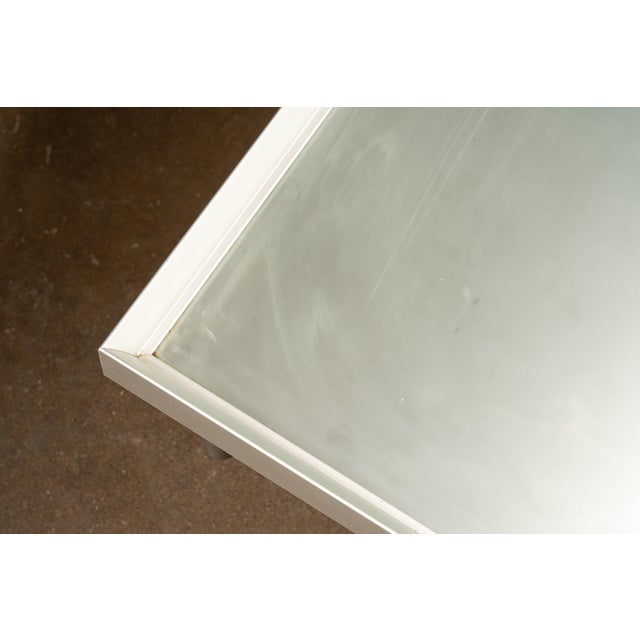 Contemporary 1970s Modernist Aluminum Coffee Table For Sale - Image 3 of 6