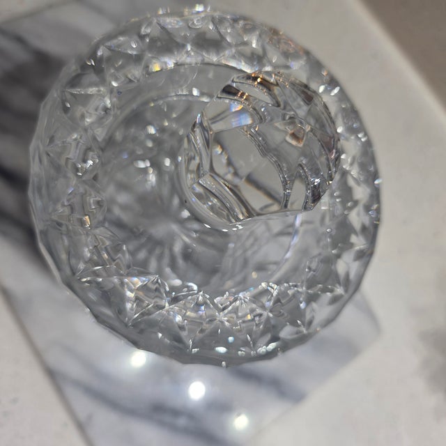 Violetta 24% Lead Crystal Hand-Cut Glass Biscuit/Candy Jar With Lid For Sale - Image 4 of 7