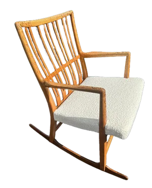 Oak ML33 Rocking Chair by Hans J. Wegner for A/S Mikael Laursen, 1950s