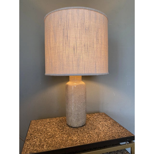 Vintage Earthenware Craquelé Table Lamp by Pieter Groeneveldt, 1950s For Sale - Image 12 of 13