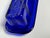 Glass Vintage Art Deco Style Cobalt Blue Glass Depression Glass Butter Dish For Sale - Image 7 of 10