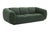 Wood Emmet Forest Green Velvet Sofa For Sale - Image 7 of 7