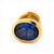 Early 21st Century 18k Gold & Sapphire Stud Earrings - Vintage, A Pair For Sale - Image 5 of 7