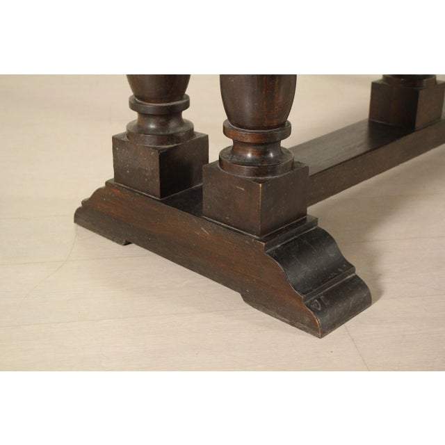 Frattino Style Solid Teak Table Dining Table, 1950s For Sale - Image 6 of 9