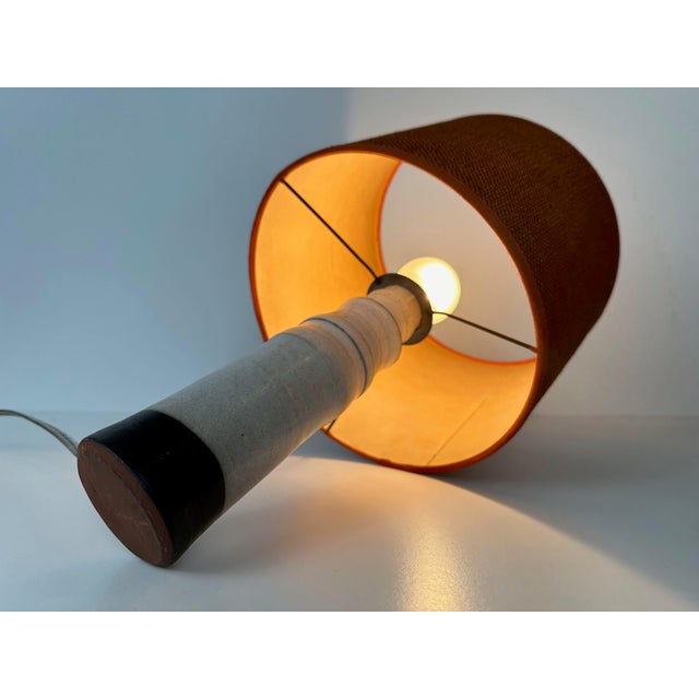 Vintage Table Lamp in Ceramic, 1970s For Sale - Image 4 of 10