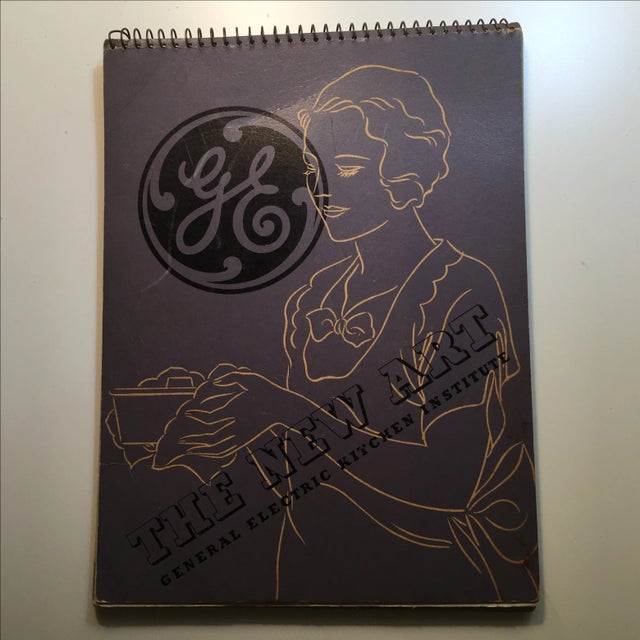 Wonderful find from a 1950s estate. A spiral bound GE cookbook from 1937. Cleveland: General Electric Institute, 1937....