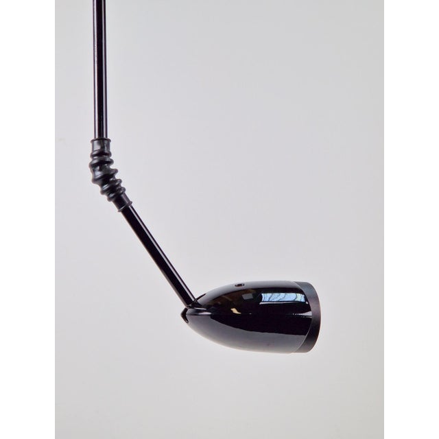 vintage 1980 Very rare design by top Japanese designer Toshiyuki Kita for Luci Italy. The slim lamp post rotates on the...