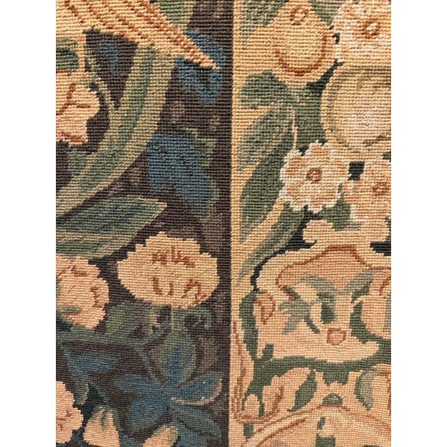 1970s Large Vintage 5x8 Verdure & Millefleurs Tapestry For Sale - Image 5 of 11