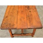 French 19th Century Oak Carpenter Table For Sale - Image 4 of 18