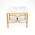 Vintage French Brass and Marble Coffee Table, 1950 For Sale - Image 4 of 10