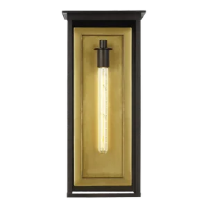 Chapman & Myers by Visual Comfort Studio Freeport Extra Large Outdoor Wall Lantern, Copper