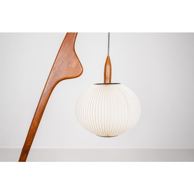 Praying Mantis Floor Lamp from Rispal, France, 1950s For Sale - Image 6 of 17