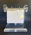 Here is a fabulous Mid-Century Modern rotating photo display, beautifully crafted from exceptionally thick, crystal-clear...