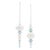Enhance your holiday decorations with these exquisite Iridescent Finial Drop Ornaments. Featuring stunning wintry blue...