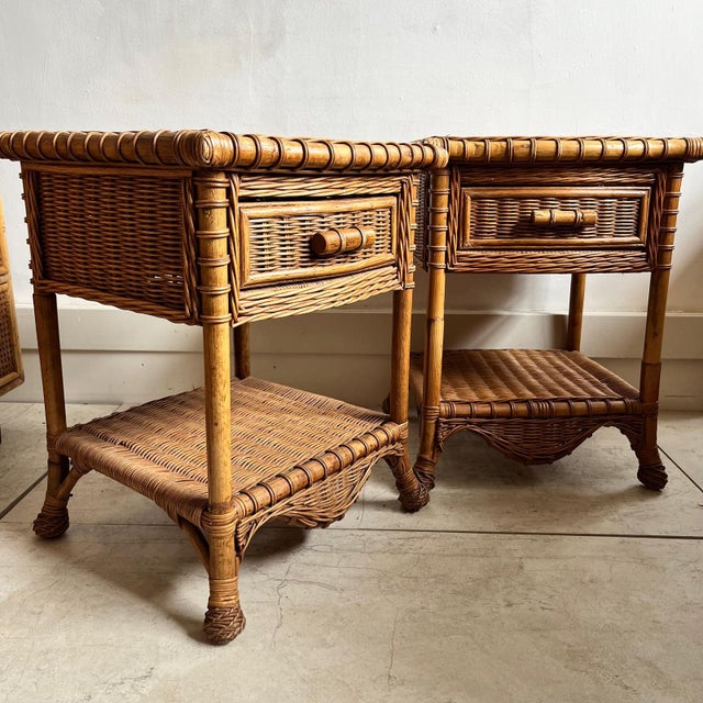 1980s Bedside Tables / Nightstands, 1980s, Set of 2 For Sale - Image 5 of 11