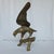 Mid 20th Century Americana Cast Brass Eagle Perched on Branch Sculpture For Sale - Image 4 of 10