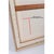 Contemporary Painted Quilted Textile Art on Canvas in Cerused Frame For Sale - Image 11 of 12