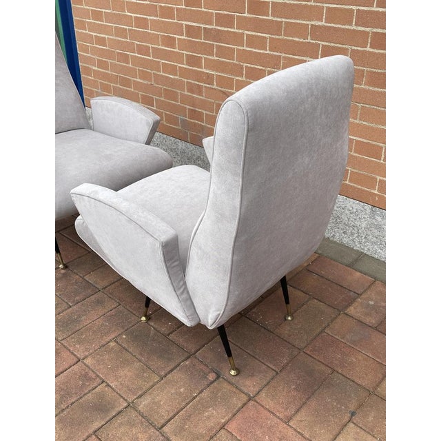 1950s Set of Armchairs attributed to Nino Zoncada, 1950s For Sale - Image 5 of 18