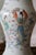 Vintage Chinese Celadon-Ground Famille Rose Celestial Figure Porcelain Table Lamp For Sale - Image 14 of 18