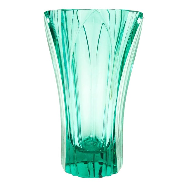 Art Deco Vase from Moser, Czechoslovakia, 1930s For Sale
